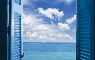 Fenêtre ouverte pour respirer