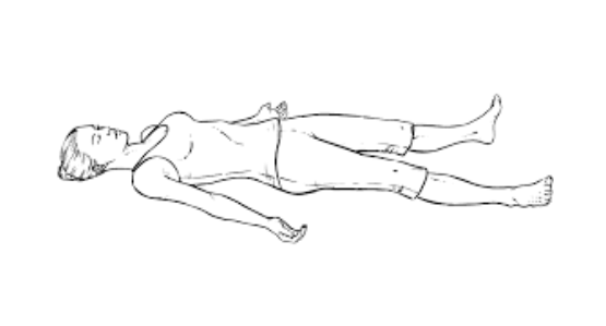 dessin de femme allongée