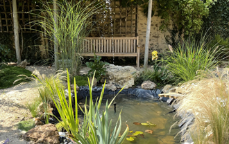 pont au jardin d'Oselience