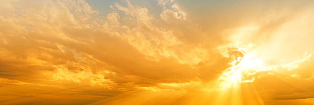 Ciel orangé