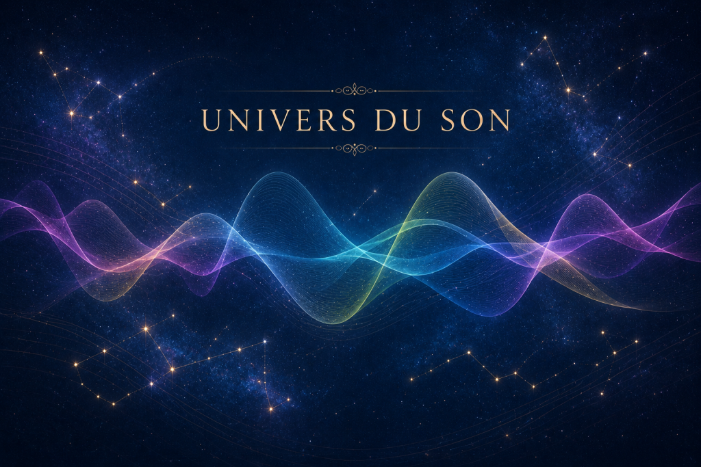 ondes sonores colorées