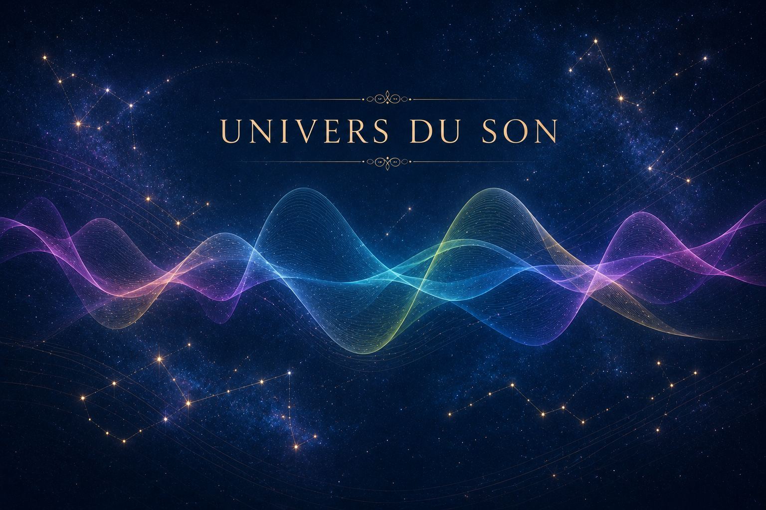 ondes sonores colorées