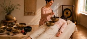 massage avec deux bols