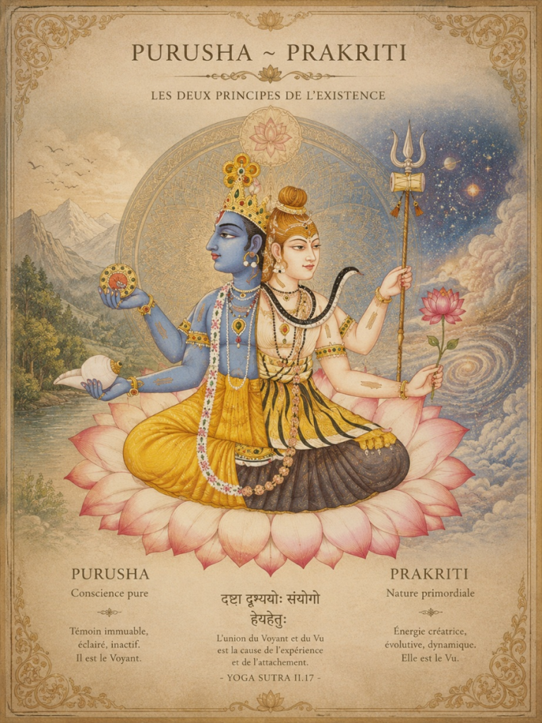 image de purusha et prakriti