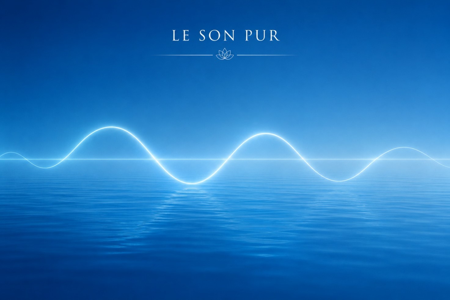 Son pure onde bleue